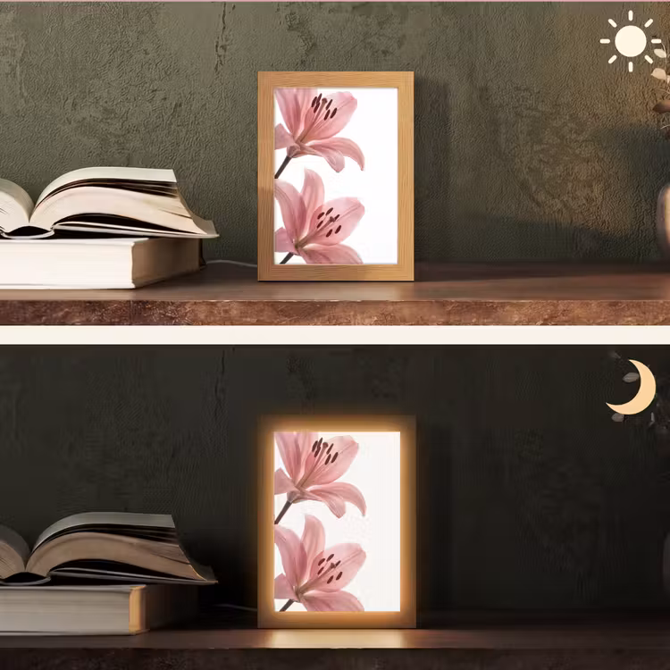 Gepersonaliseerde Lightbox - Bloemen - Zacht - Modern — 5