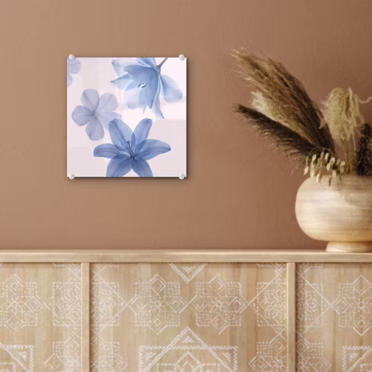 Glas schilderij - Bloemen - Transparant - Modern — 6