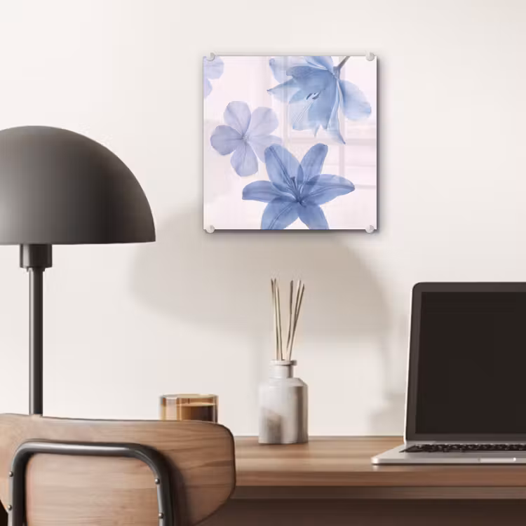 Glas schilderij - Bloemen - Transparant - Modern — 7