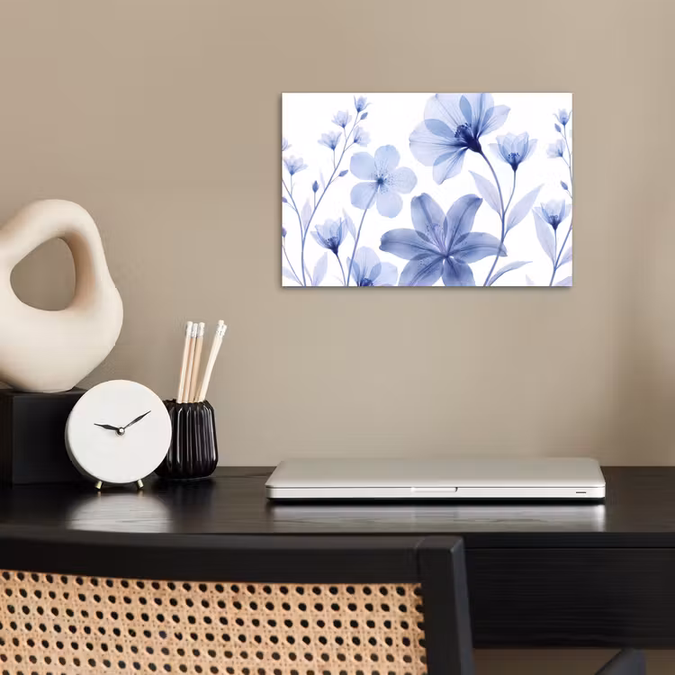 Poster - Blauwe bloemen - Natuur — 2