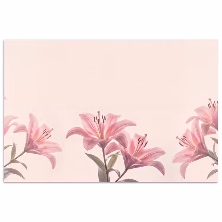 Poster - Bloemen - Delicaat - Flora — 1