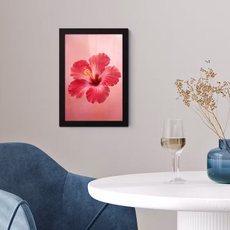 Poster met lijst - Rode bloem - Natuur — 4