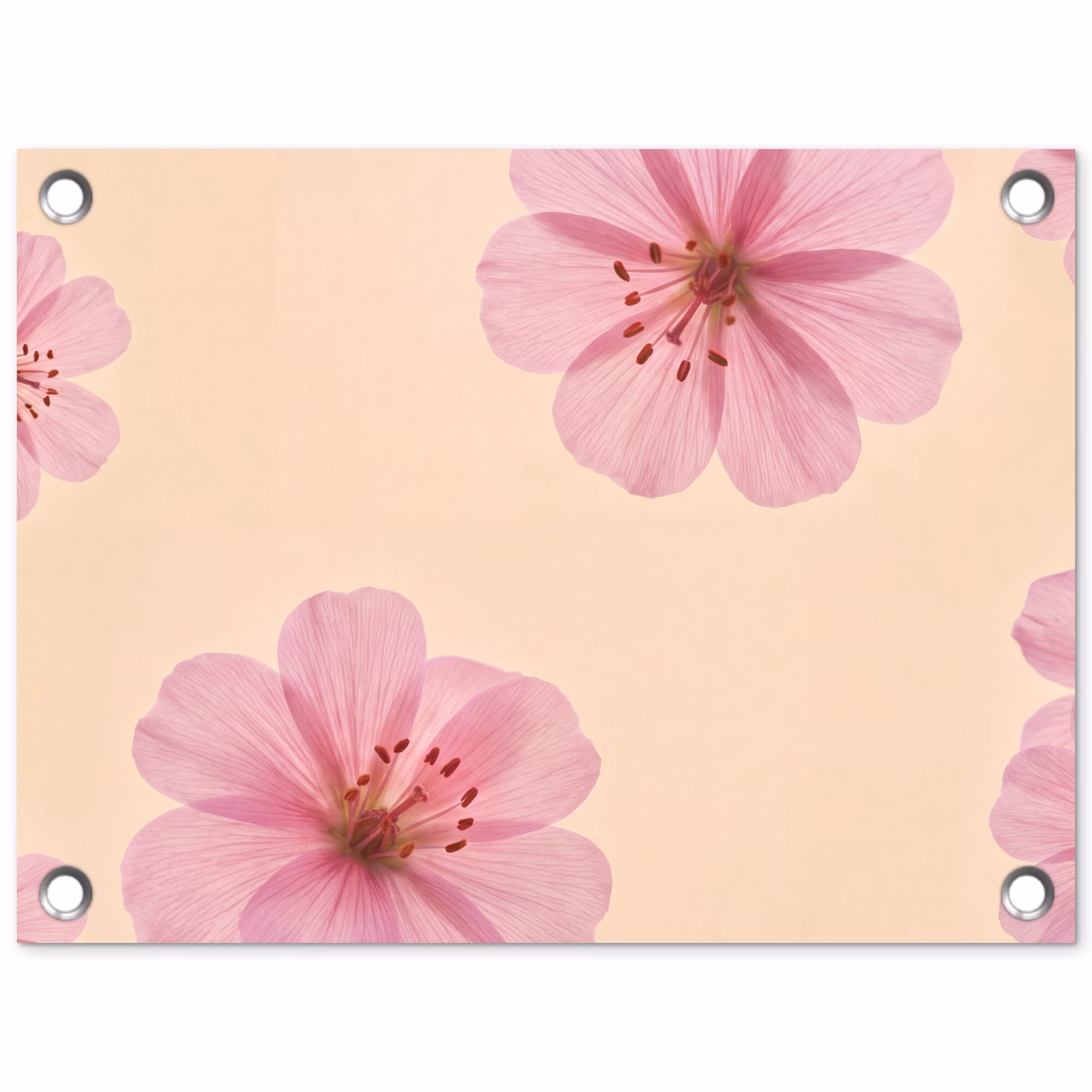 Tuinposter - Bloemen - Flora - Pastel — 1