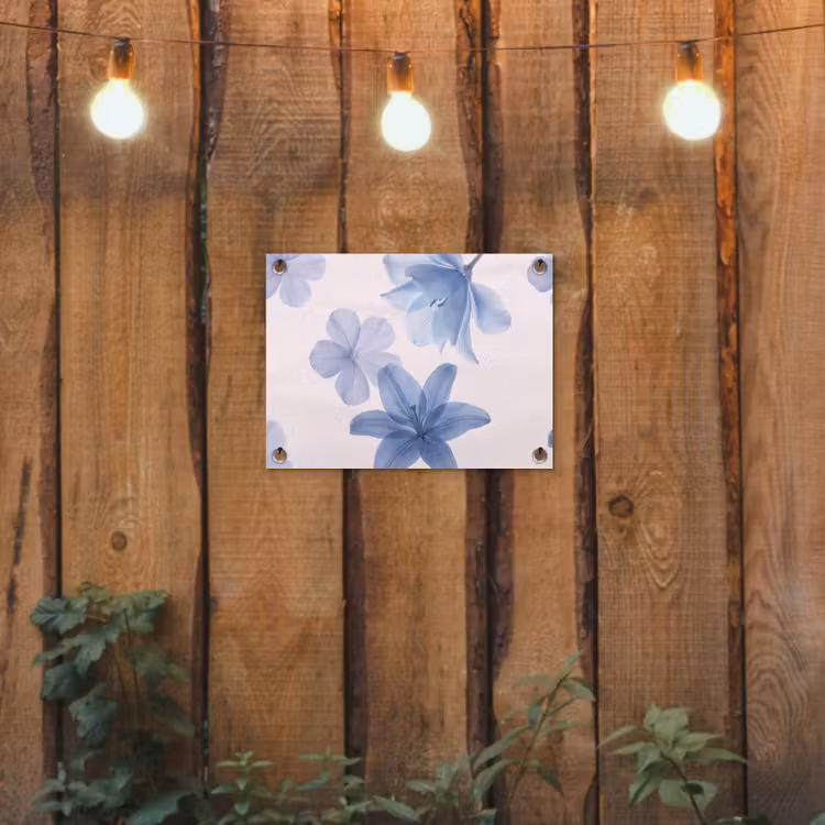 Tuinposter - Bloemen - Transparant - Modern — 2