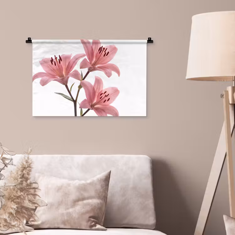 Wandkleed - Bloemen - Zacht - Modern — 2