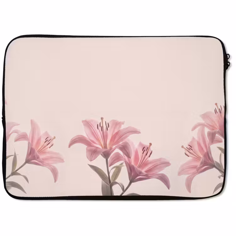 Laptophoes - Bloemen - Delicaat - Flora — 1