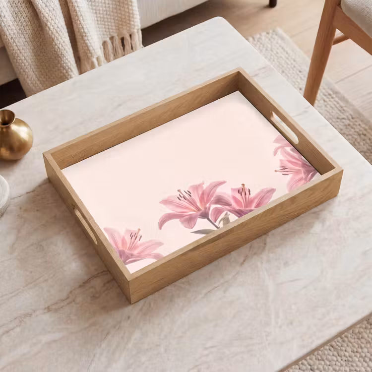 Dienblad - Bloemen - Delicaat - Flora — 2