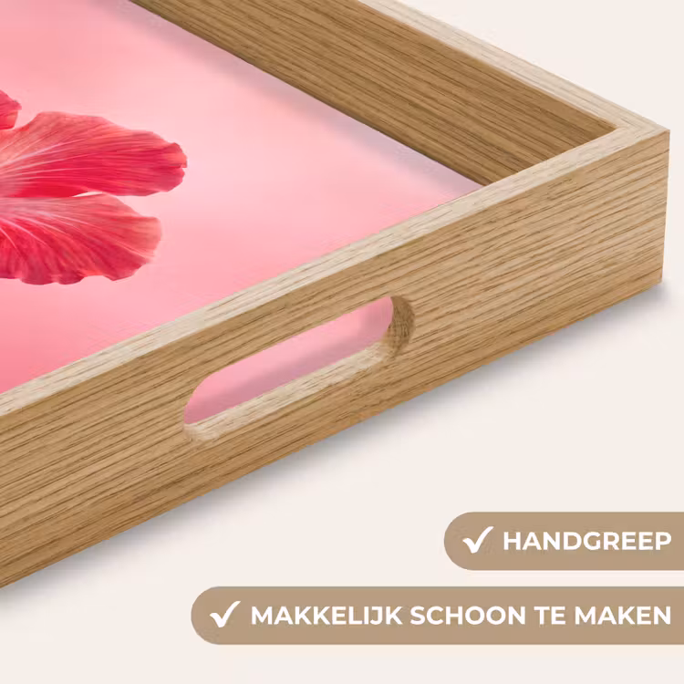 Dienblad - Rode bloem - Natuur — 5