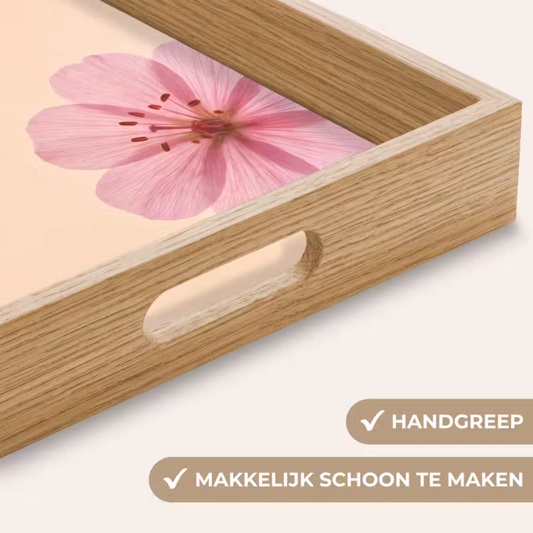 Dienblad - Bloemen - Flora - Pastel — 5