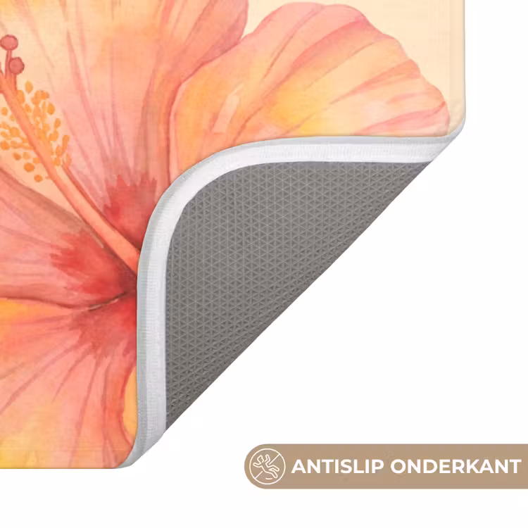 Wc Mat - Bloemen - Aquarel - Natuur — 4