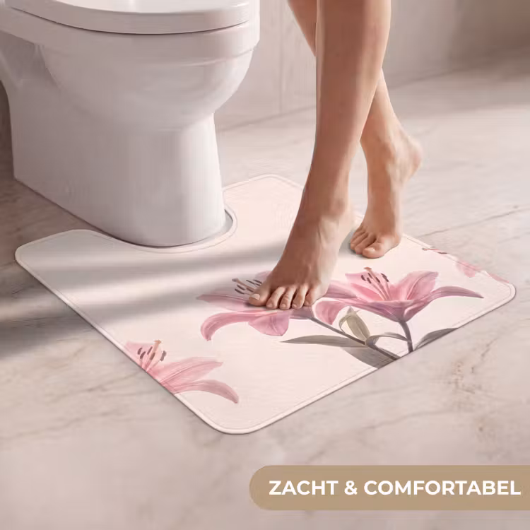 Wc Mat - Bloemen - Delicaat - Flora — 5