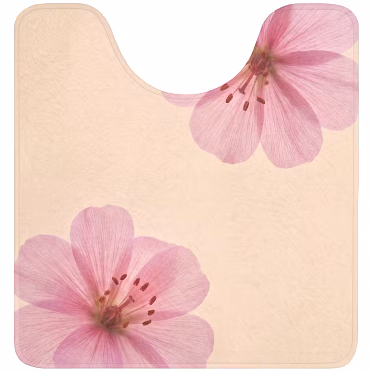 Wc Mat - Bloemen - Flora - Pastel — 1