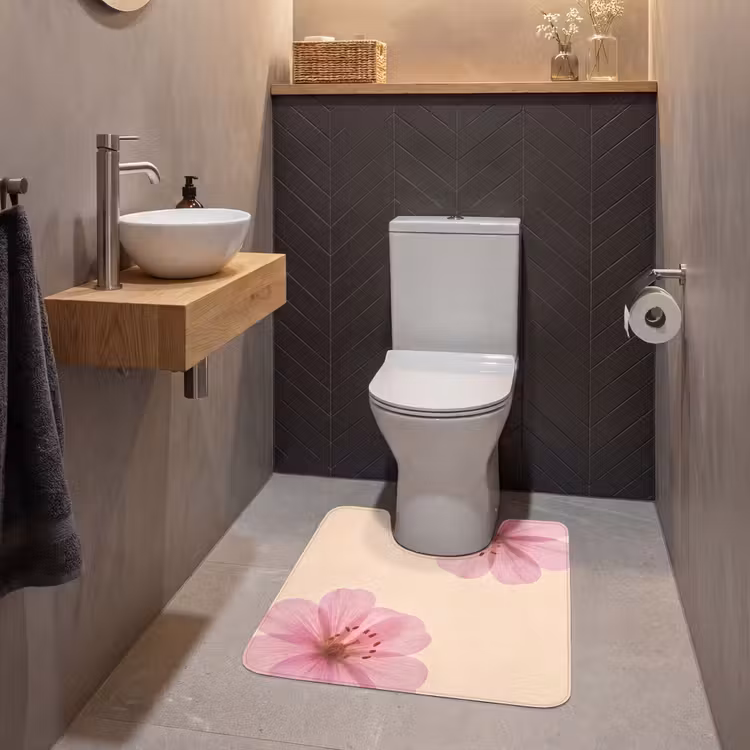 Wc Mat - Bloemen - Flora - Pastel — 2