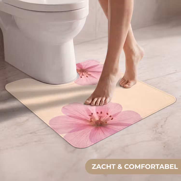 Wc Mat - Bloemen - Flora - Pastel — 5
