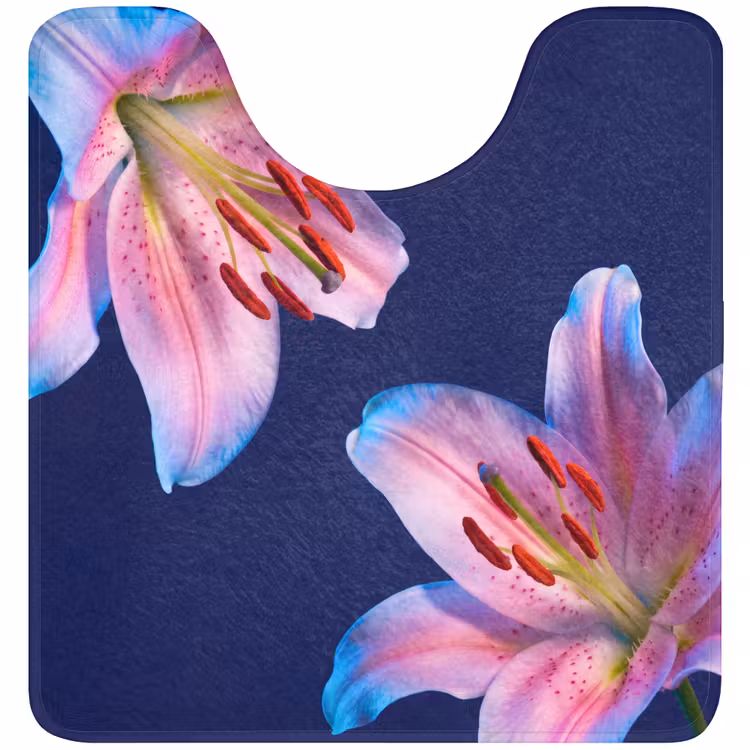 Wc Mat - Bloemen - Kleurrijk - Botanisch — 1