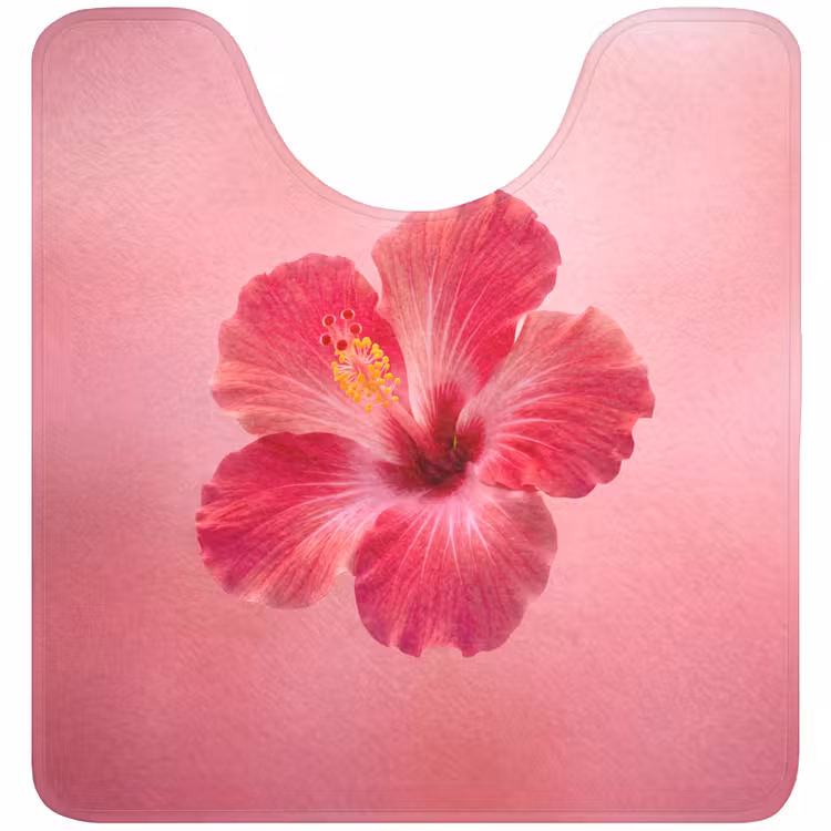 Wc Mat - Rode bloem - Natuur — 1