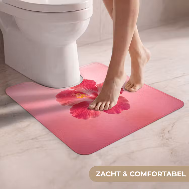 Wc Mat - Rode bloem - Natuur — 5