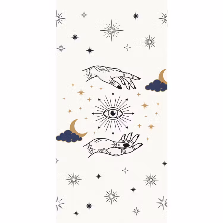 Behang - Handen - Mystiek - Symbolen β 2