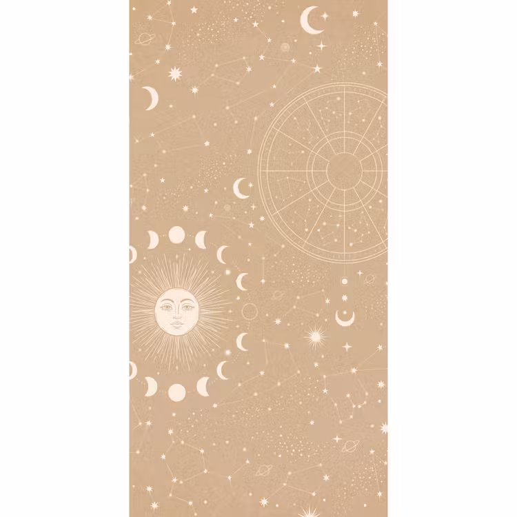 Behang - Zon - Maan - Sterren β 2