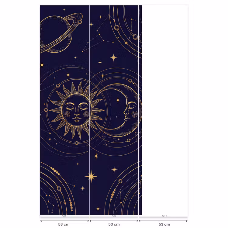 Behang - Zon - Maan - Astrologie — 6