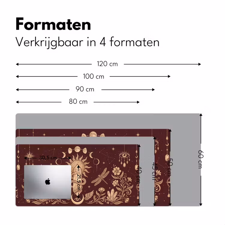 Bureau onderlegger - Mystiek - Hemel - Goud — 8
