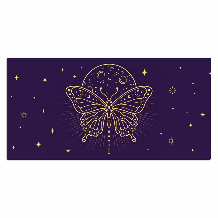 Bureau onderlegger - Vlinder - Maan - Mystiek — 2