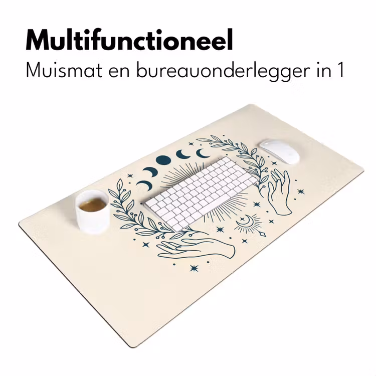 Bureau onderlegger - Zon Maan Illustratie — 7