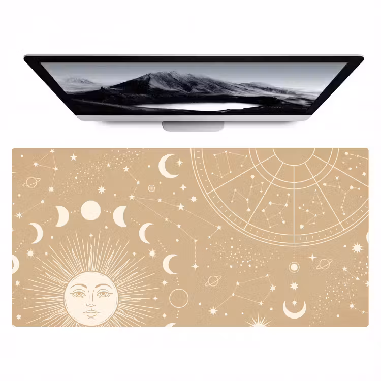 Bureau onderlegger - Zon - Maan - Sterren