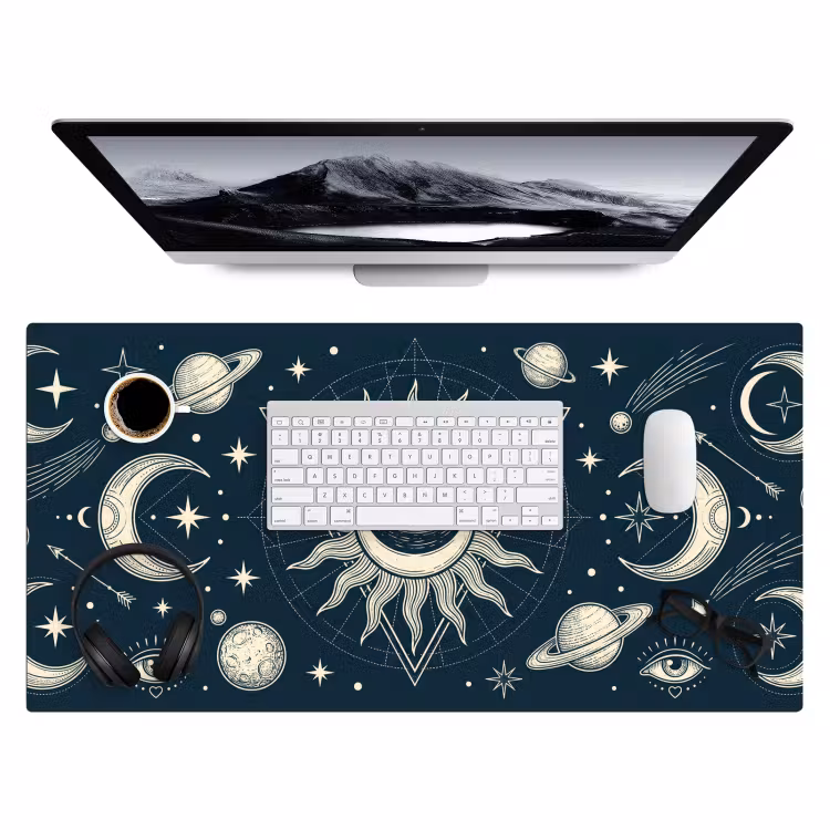 Bureau onderlegger - Zon Maan Sterren — 4