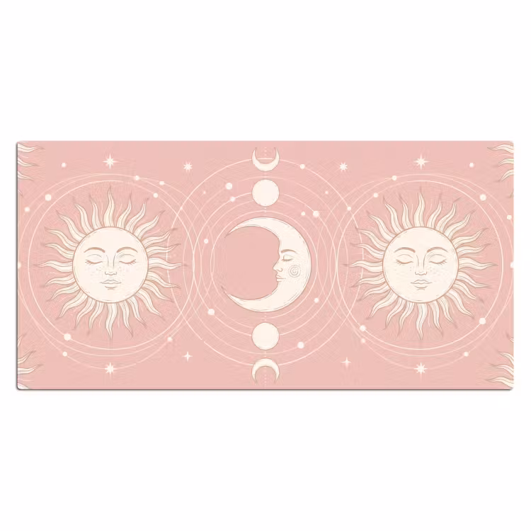 Bureau onderlegger - Zon - Sterren - Hemel — 2
