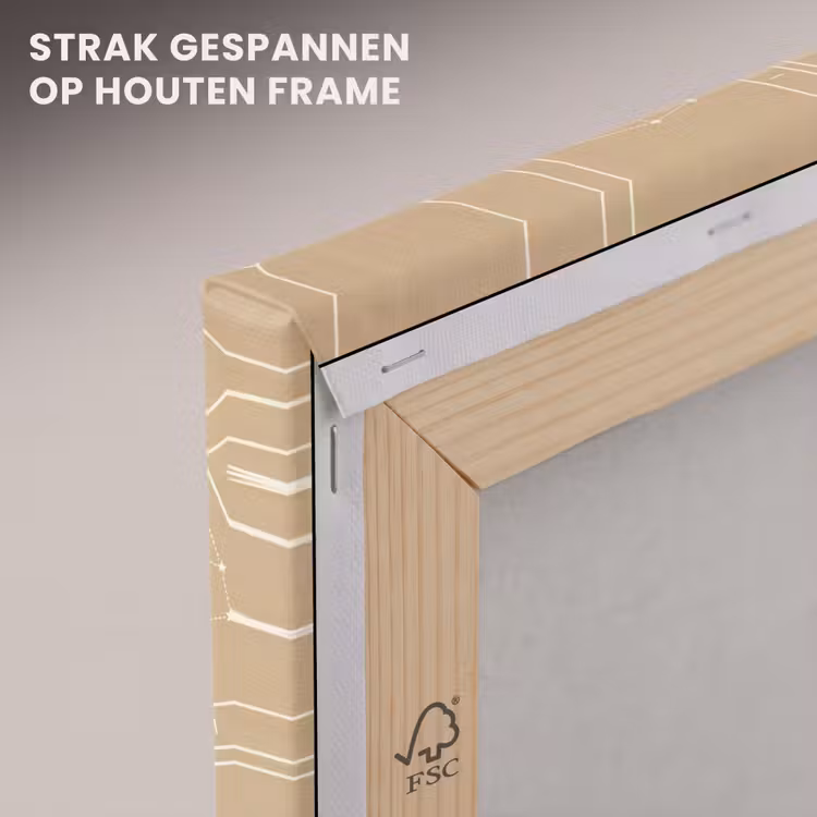Canvas schilderij - Zon - Maan - Sterren — 7