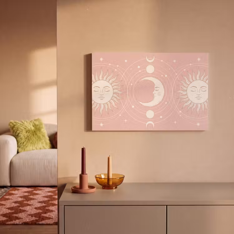 Canvas schilderij - Zon - Sterren - Hemel — 2