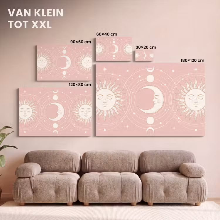 Canvas schilderij - Zon - Sterren - Hemel — 8