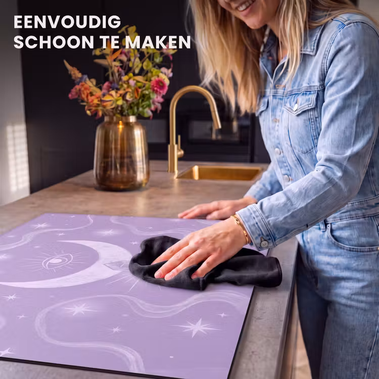 Inductie beschermer - Maan - Mystiek - Paars — 6