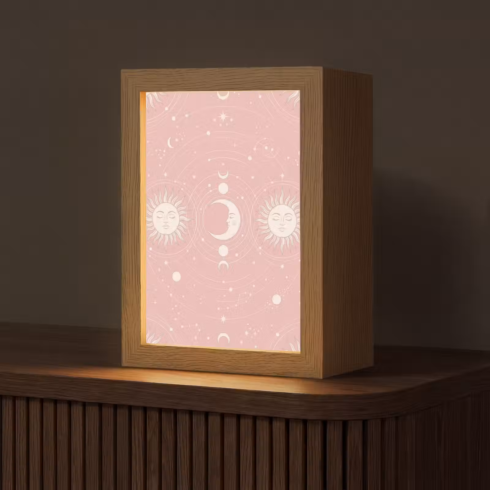 Gepersonaliseerde Lightbox - Zon - Sterren - Hemel — 1