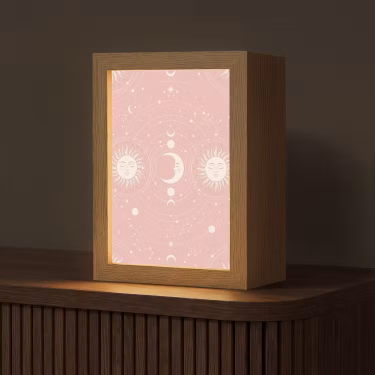 Gepersonaliseerde Lightbox - Zon - Sterren - Hemel — 1