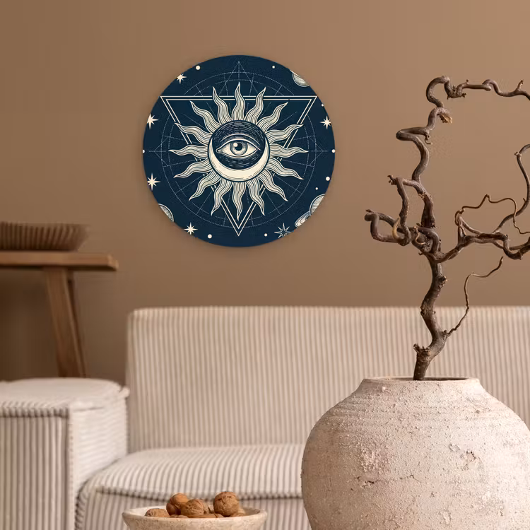 Muurcirkel - Zon Maan Sterren — 2