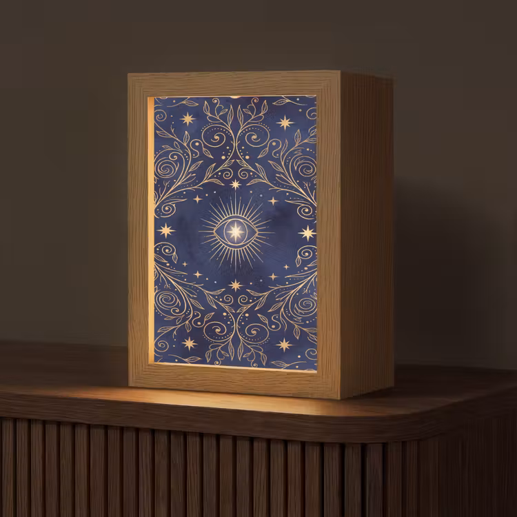 Gepersonaliseerde Lightbox - Oog - Patroon - Mystiek — 1