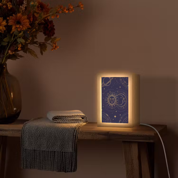 Gepersonaliseerde Lightbox - Zon - Maan - Astrologie — 3