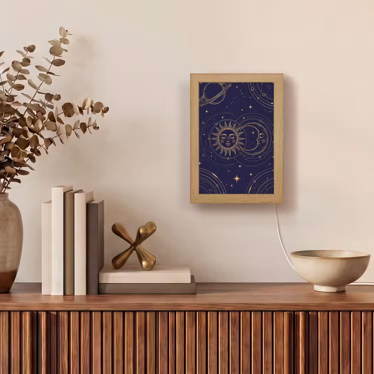 Gepersonaliseerde Lightbox - Zon - Maan - Astrologie — 4