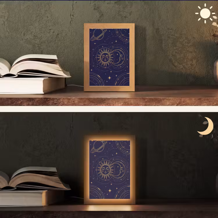 Gepersonaliseerde Lightbox - Zon - Maan - Astrologie — 5