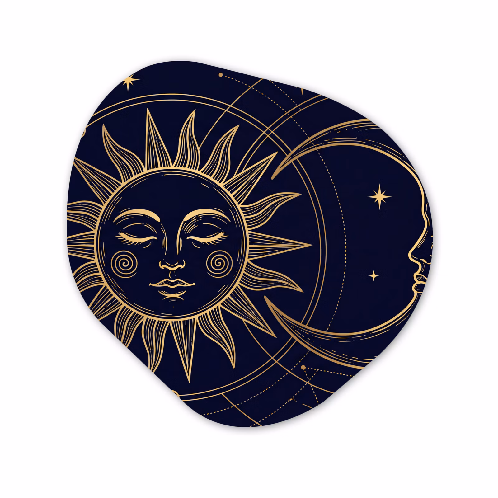 Organisch schilderij - Forex - Zon - Maan - Astrologie — 1