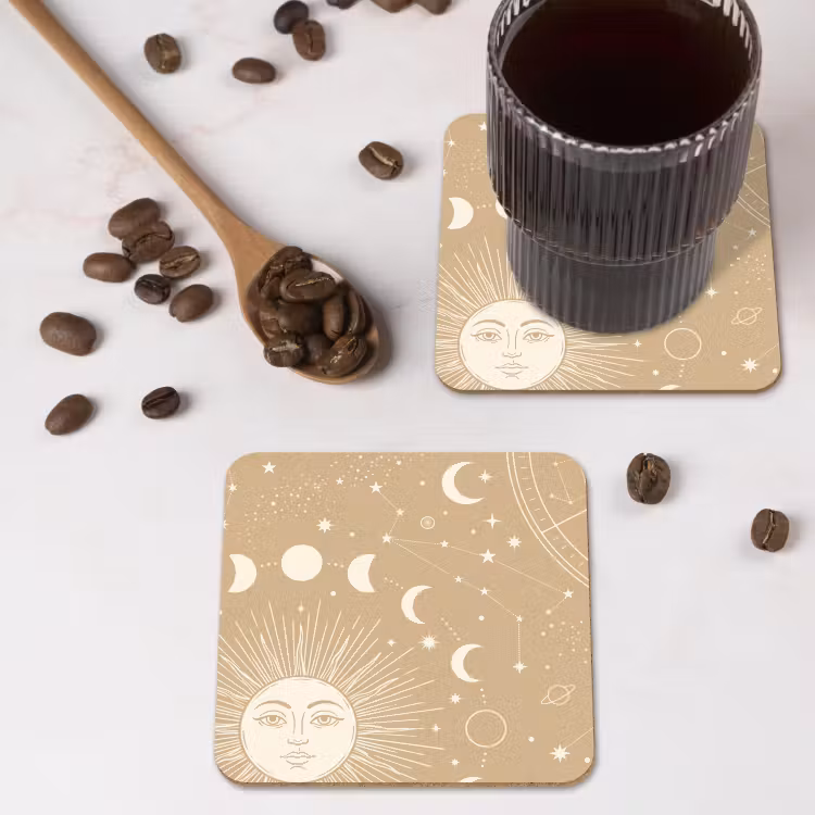 Onderzetter - Zon - Maan - Sterren — 4