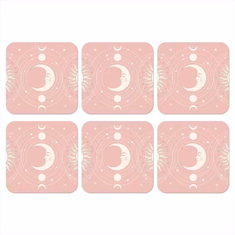 Onderzetter - Zon - Sterren - Hemel — 1