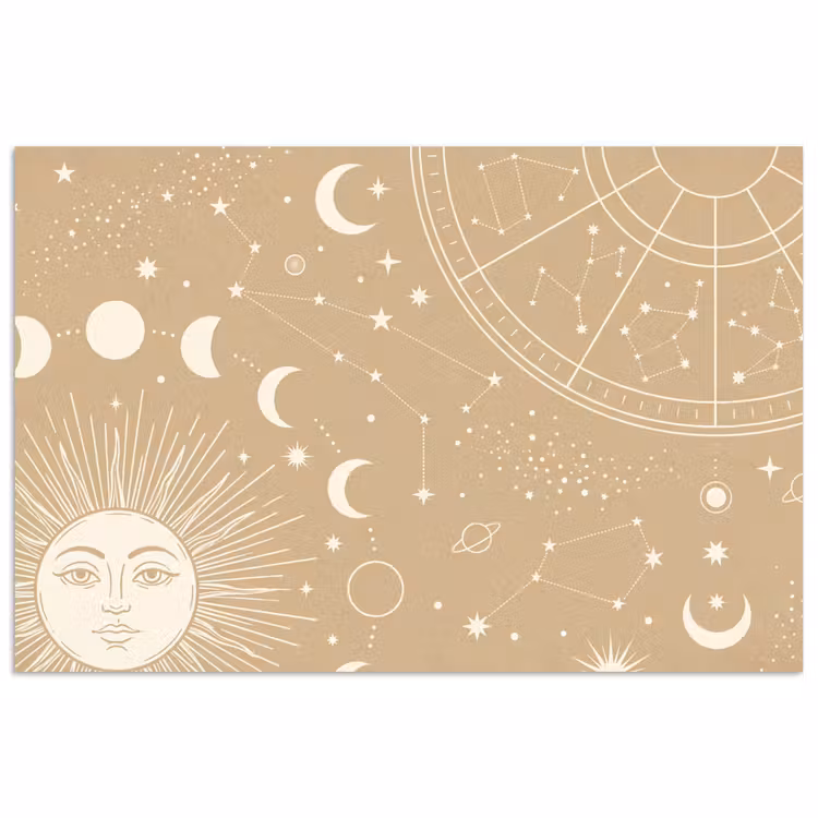 Poster - Zon - Maan - Sterren — 1