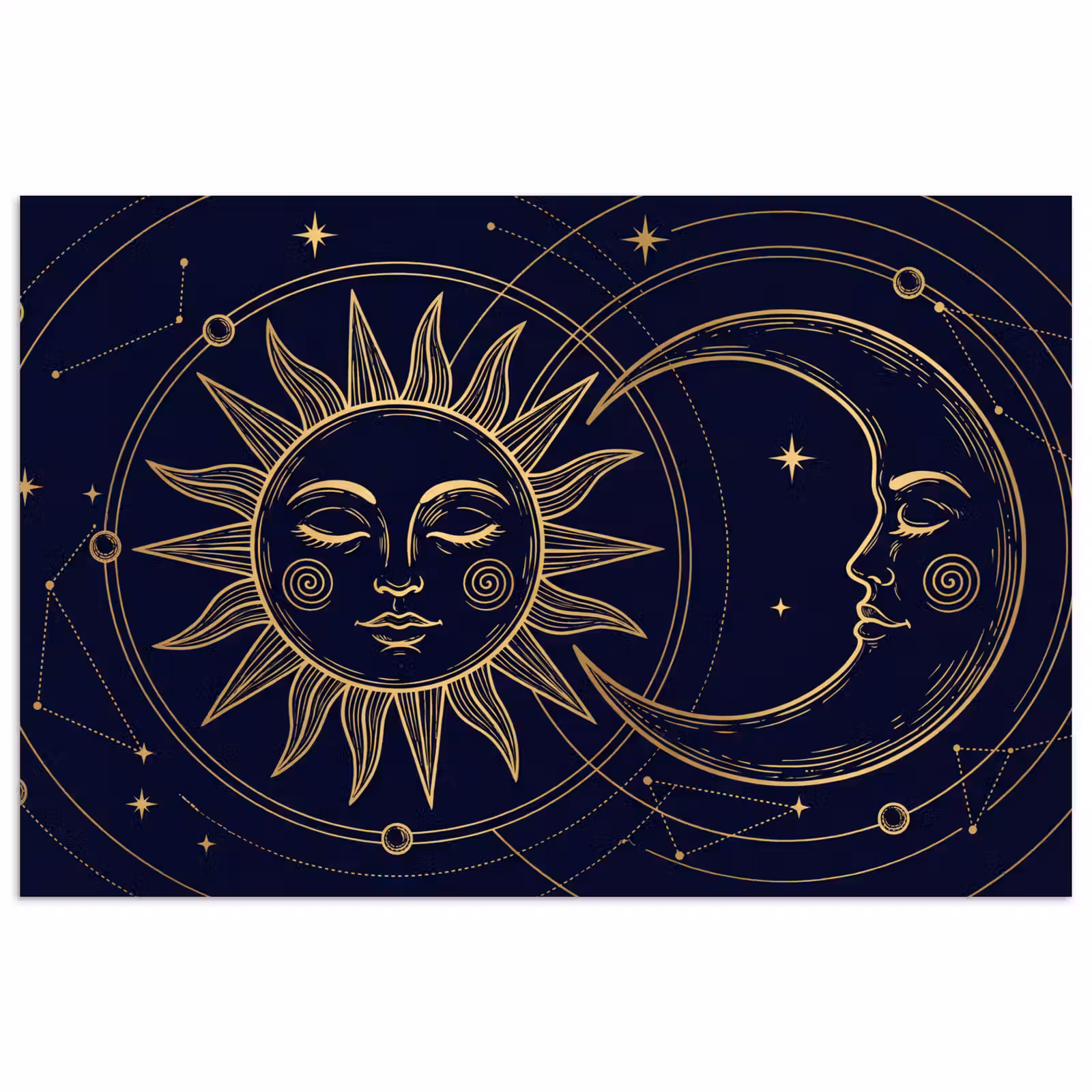Poster - Zon - Maan - Astrologie — 1
