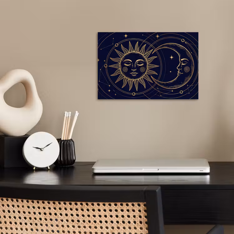 Poster - Zon - Maan - Astrologie — 2