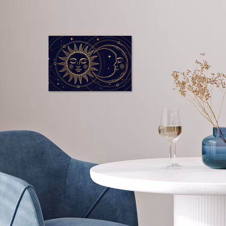 Poster - Zon - Maan - Astrologie — 4