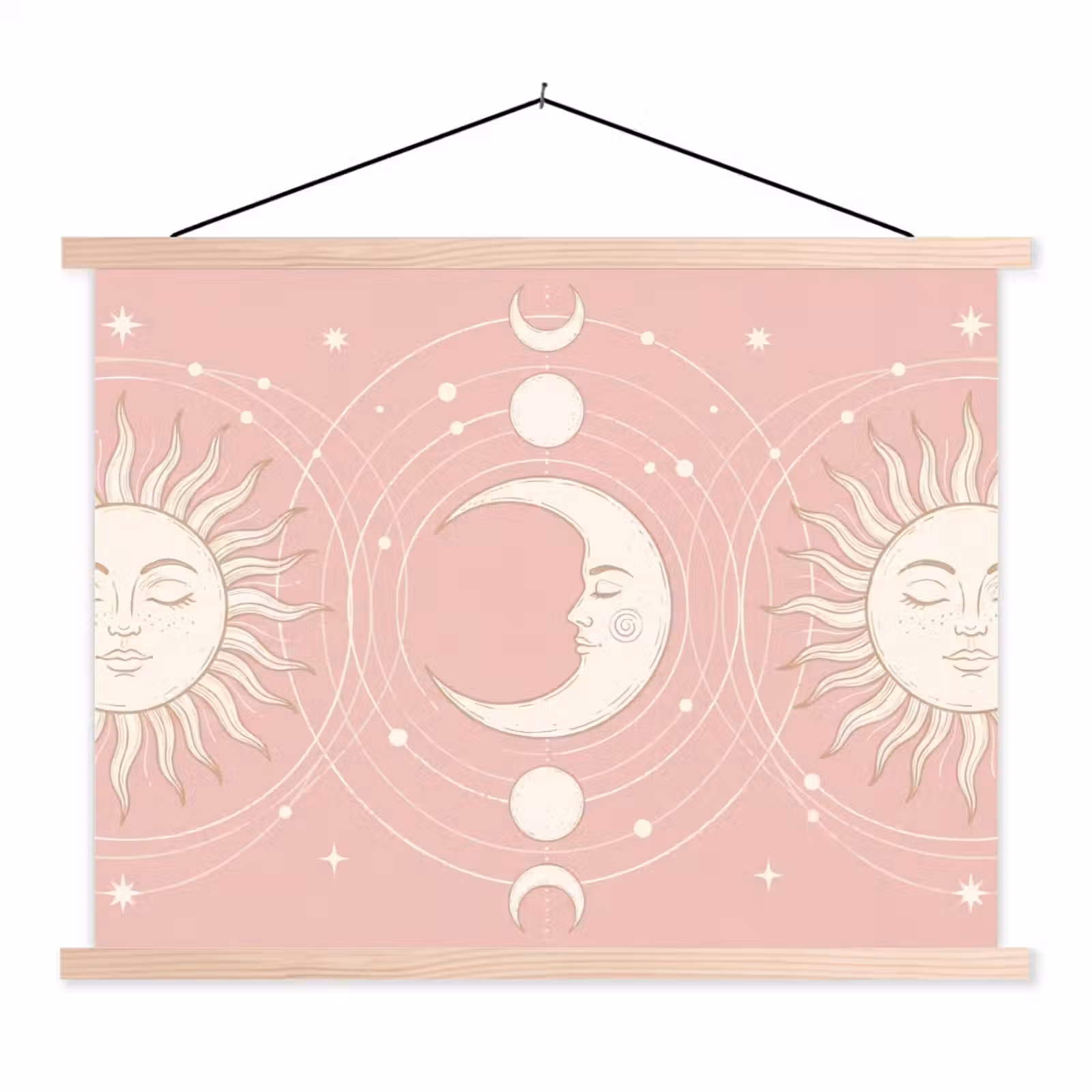 Schoolplaat - Zon - Sterren - Hemel — 1