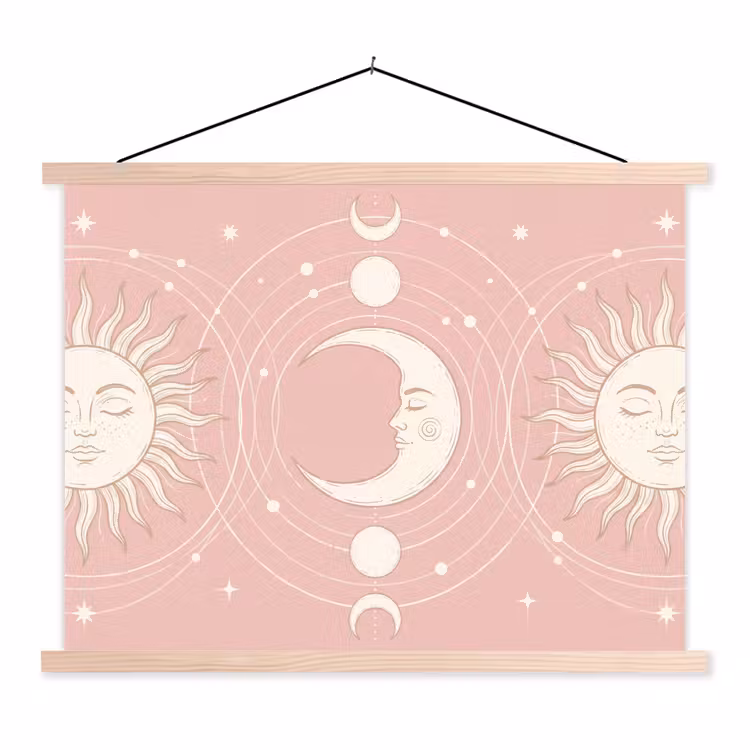 Schoolplaat - Zon - Sterren - Hemel — 1